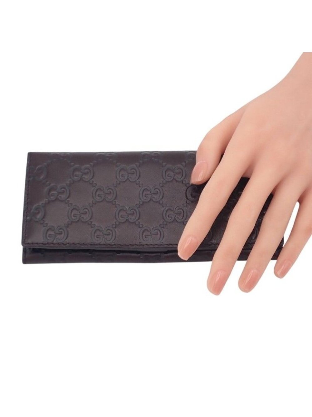 Gucci Guccissima Wallet Leather Brown - Picture 13 of 14